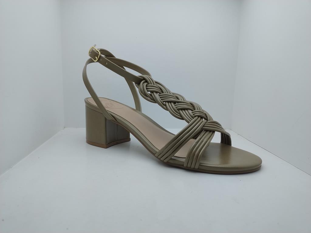 Sandália Salto Bloco - 3 Marias